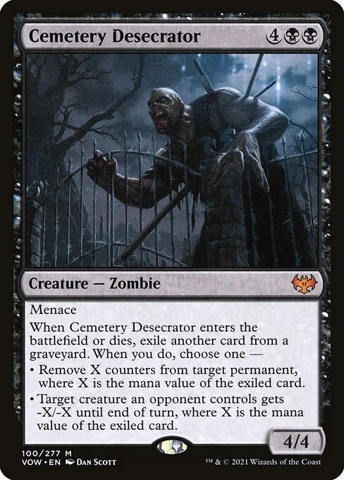 Cemetery Desecrator · Innistrad: Crimson Vow 100/423