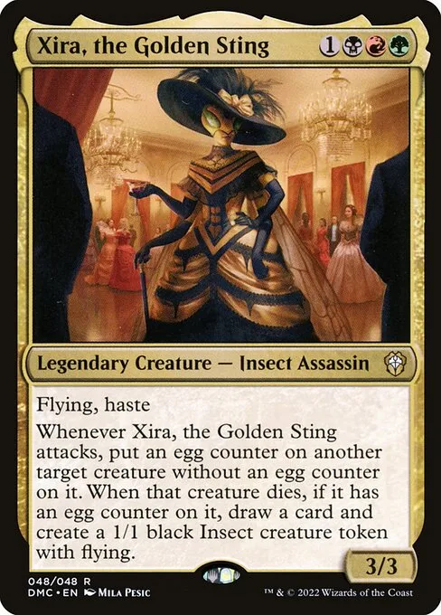 Xira, the Golden Sting · Dominaria United Commander 48/240
