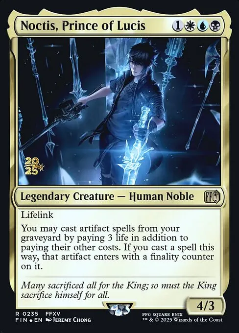 Noctis, Prince of Lucis · Final Fantasy Promos 235s/94