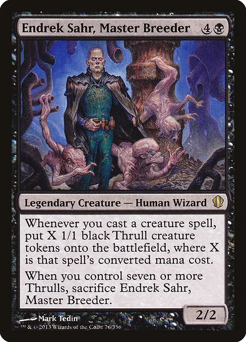 Endrek Sahr, Master Breeder · Commander 2013 76/356