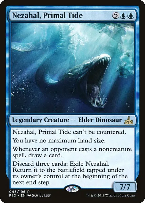 Nezahal, Primal Tide · Rivals of Ixalan 45/205