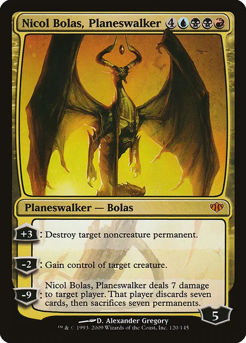 Nicol Bolas, Planeswalker · Conflux 120/145