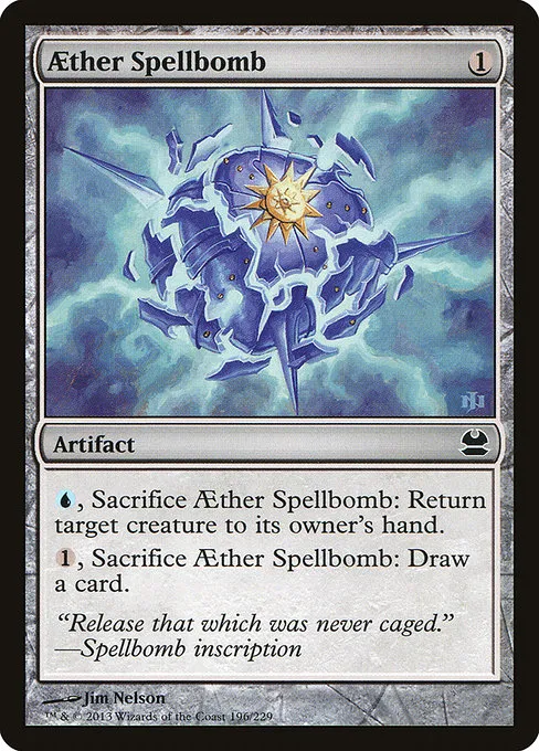 Aether Spellbomb · Modern Masters 196/229