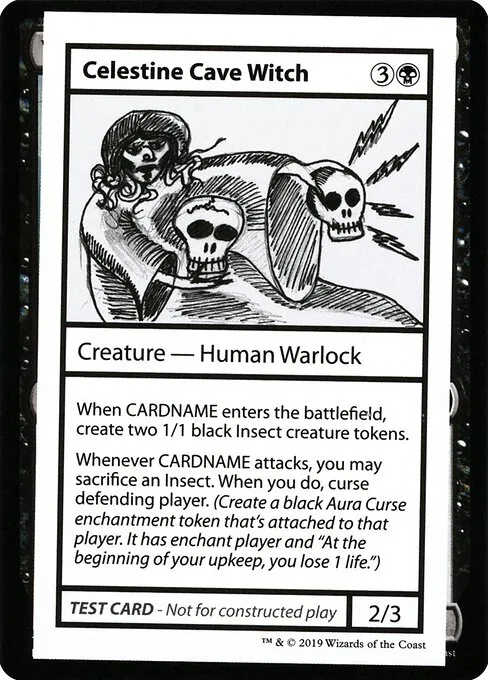Celestine Cave Witch · Mystery Booster Playtest Cards 2021 37/121