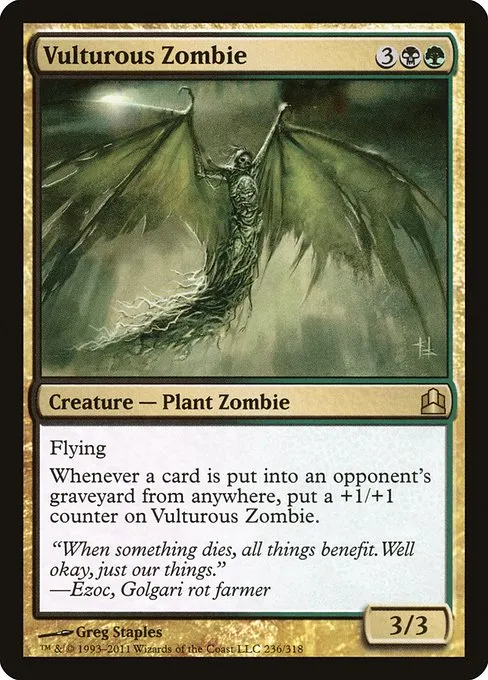 Vulturous Zombie · Commander 2011 236/318