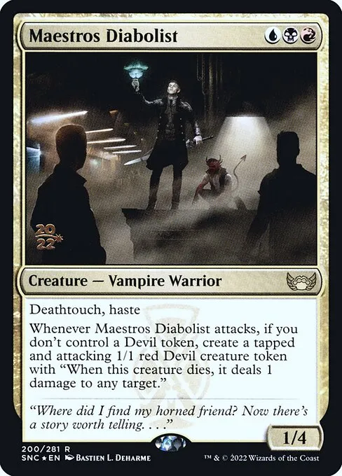 Maestros Diabolist · Streets of New Capenna Promos 200s/161