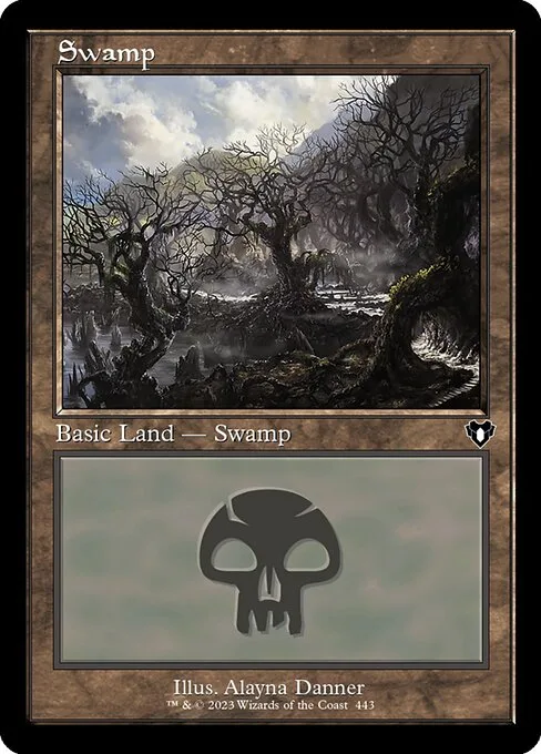 Swamp · Commander Masters 443/1067