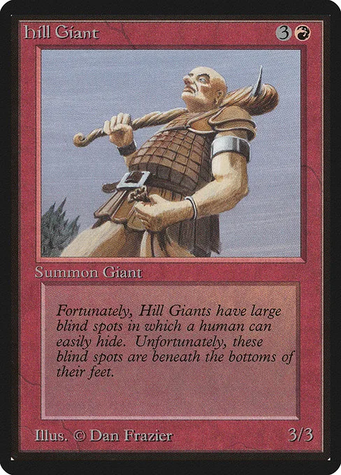 Hill Giant · Limited Edition Beta 158/302