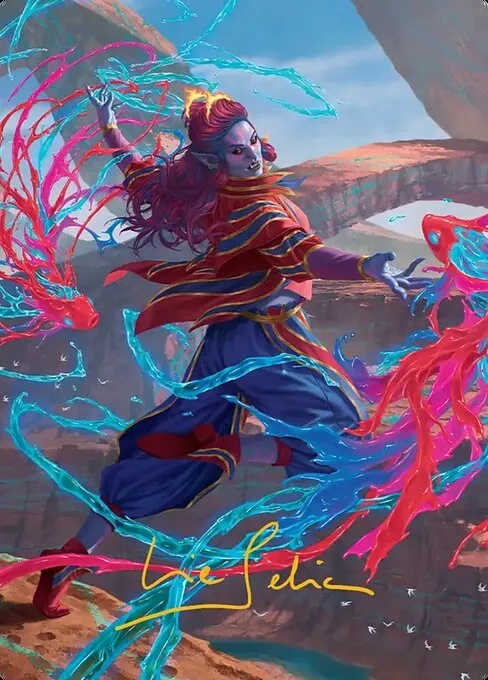 Rootha, Mastering the Moment // Rootha, Mastering the Moment · Secrets of Strixhaven Art Series 34/54