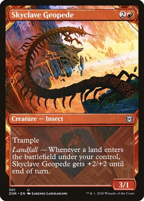 Skyclave Geopede · Zendikar Rising 301/407