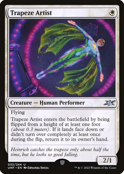 Trapeze Artist · Unfinity 32/639