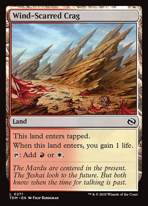 Wind-Scarred Crag · Tarkir: Dragonstorm 271/427