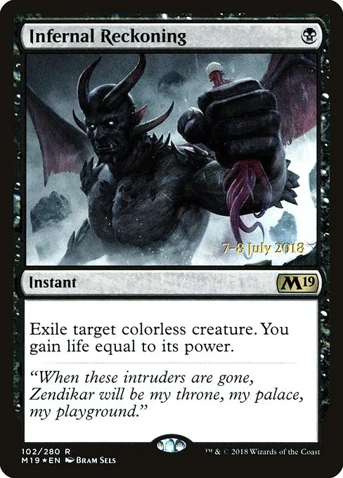 Infernal Reckoning · Core Set 2019 Promos 102s/95