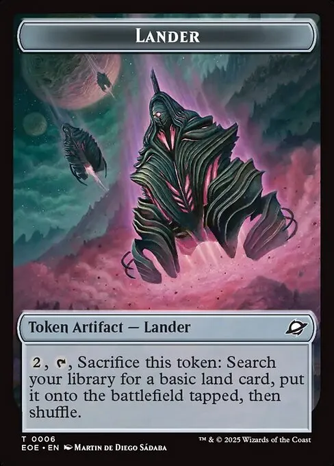 Lander · Edge of Eternities Tokens 6/12