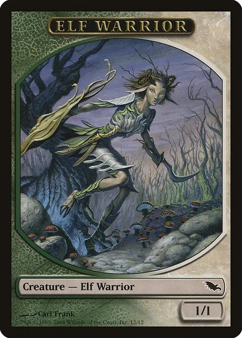 Elf Warrior · Shadowmoor Tokens 12/12