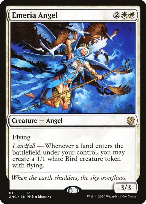 Emeria Angel · Zendikar Rising Commander 15/142