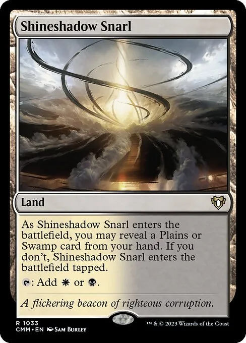 Shineshadow Snarl · Commander Masters 1033/1067
