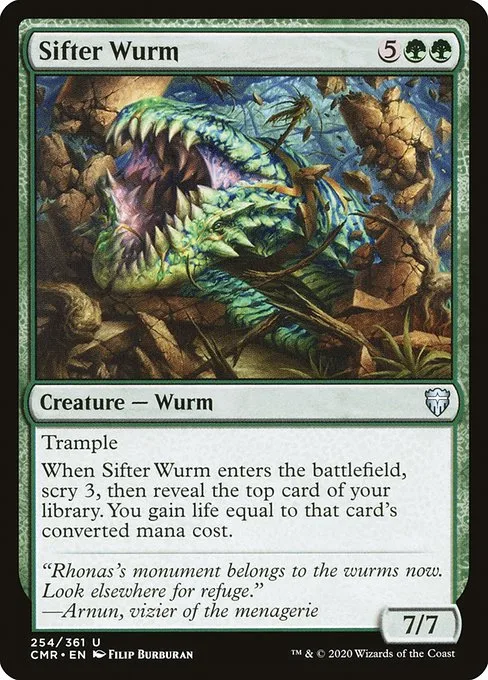Sifter Wurm · Commander Legends 254/718