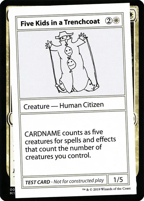 Five Kids in a Trenchcoat · Mystery Booster Playtest Cards 2021 5/121