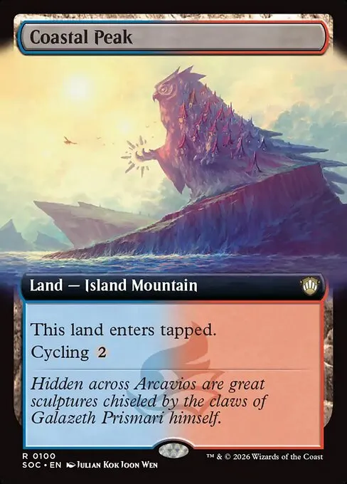 Coastal Peak · Secrets of Strixhaven Commander 100/426