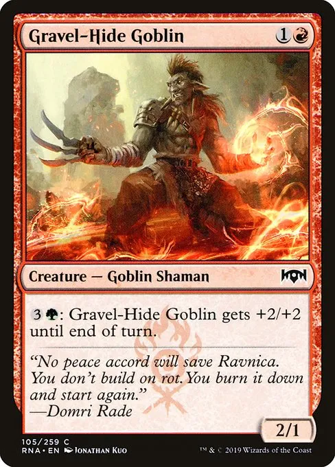 Gravel-Hide Goblin · Ravnica Allegiance 105/273