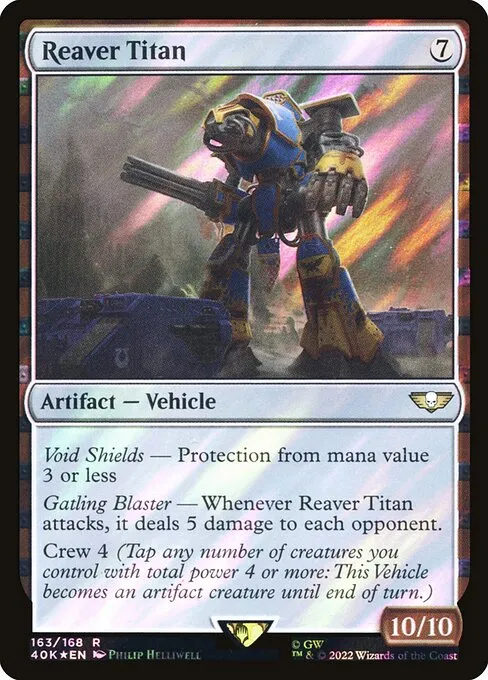 Reaver Titan · Warhammer 40,000 Commander 163★/617