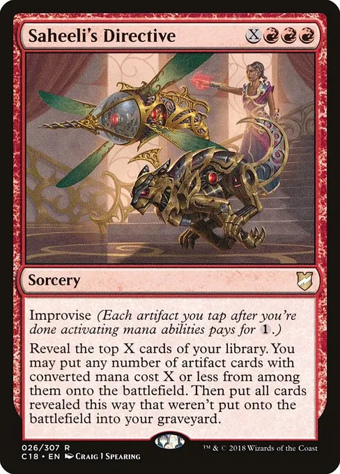 Saheeli's Directive · Commander 2018 26/307