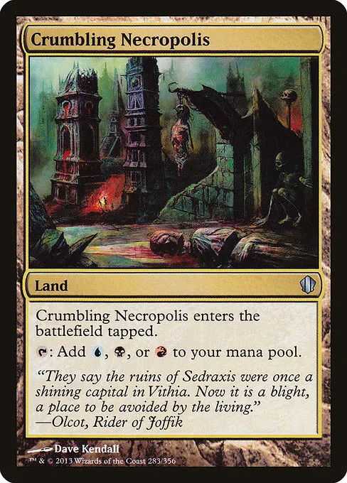 Crumbling Necropolis · Commander 2013 283/356