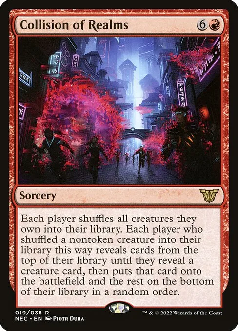 Collision of Realms · Neon Dynasty Commander 19/179
