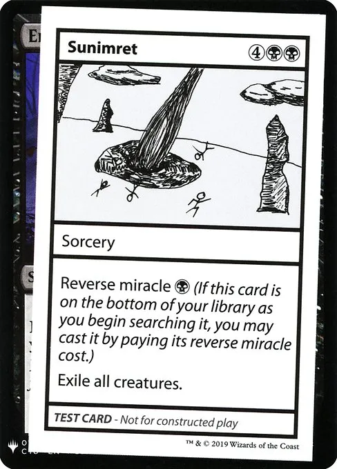 Sunimret · Mystery Booster Playtest Cards 2019 47/121