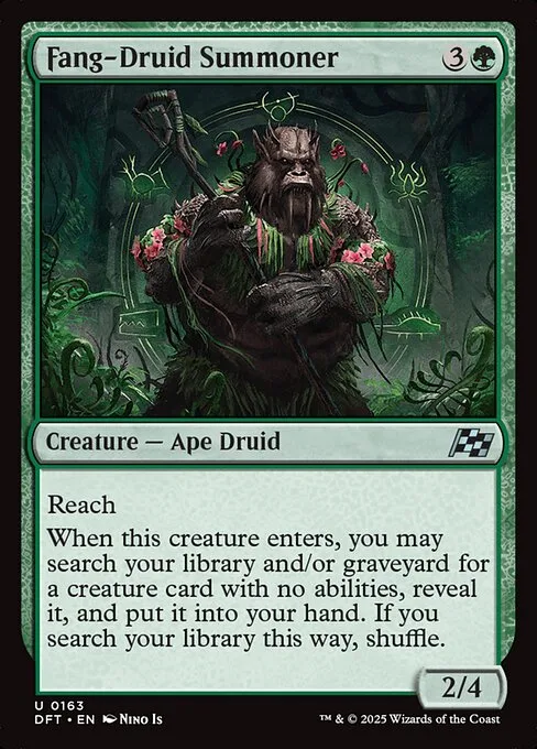 Fang-Druid Summoner · Aetherdrift 163/553