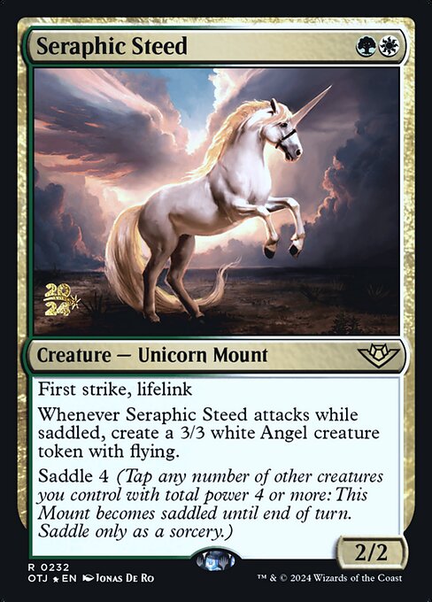 Seraphic Steed · Outlaws of Thunder Junction Promos 232s/160