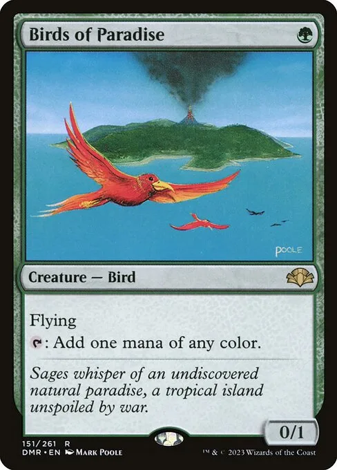 Birds of Paradise · Dominaria Remastered 151/457