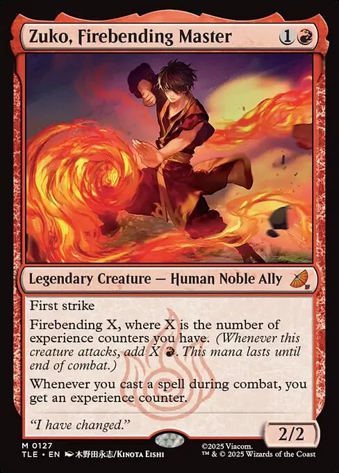 Zuko, Firebending Master · Avatar: The Last Airbender Eternal 127/317