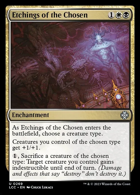 Etchings of the Chosen · The Lost Caverns of Ixalan Commander 269/370