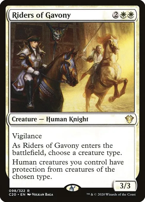Riders of Gavony · Commander 2020 98/322