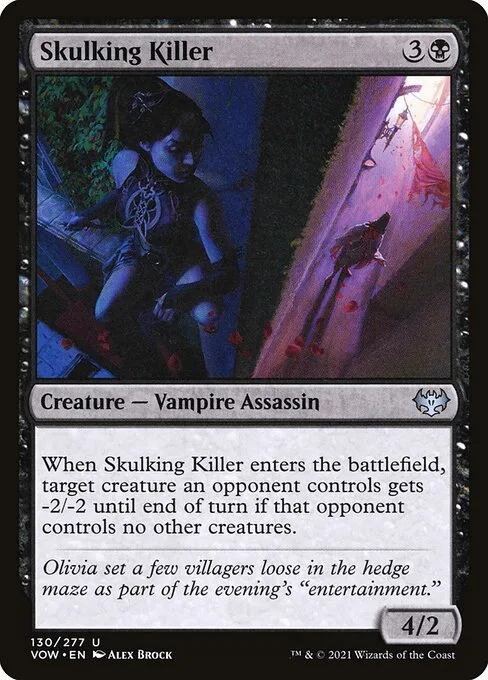 Skulking Killer · Innistrad: Crimson Vow 130/423