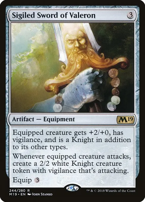 Sigiled Sword of Valeron · Core Set 2019 244/314