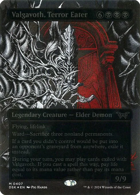Valgavoth, Terror Eater · Duskmourn: House of Horror 407/419
