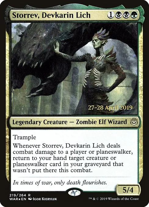Storrev, Devkarin Lich · War of the Spark Promos 219s/176