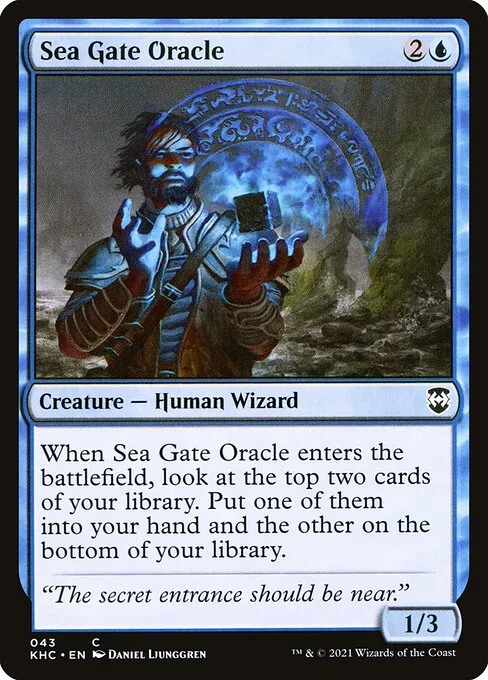Sea Gate Oracle · Kaldheim Commander 43/119