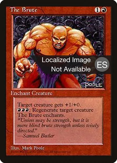 The Brute · Fourth Edition Foreign Black Border 226/378