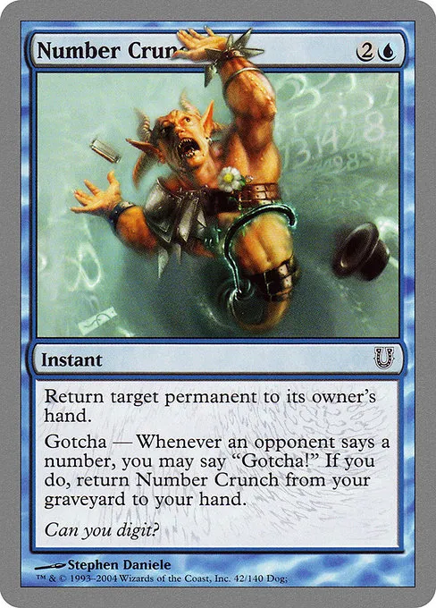 Number Crunch · Unhinged 42/168