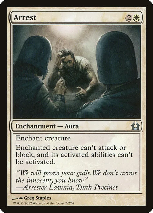 Arrest · Return to Ravnica 3/274