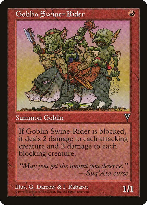 Goblin Swine-Rider · Visions 81/167