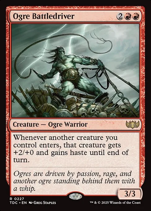 Ogre Battledriver · Tarkir: Dragonstorm Commander 227/413
