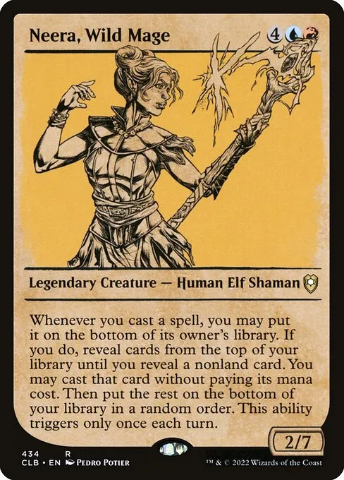 Neera, Wild Mage · Commander Legends: Battle for Baldur's Gate 434/936