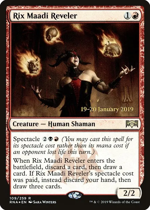 Rix Maadi Reveler · Ravnica Allegiance Promos 109s/81