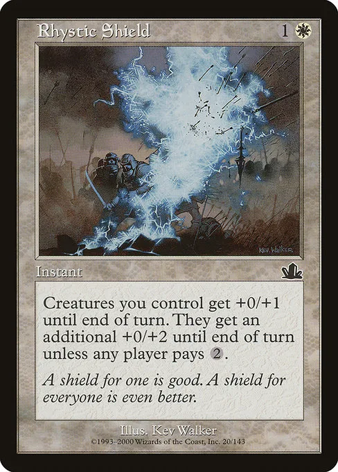 Rhystic Shield · Prophecy 20/144