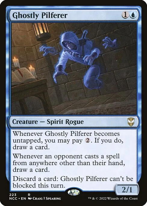 Ghostly Pilferer · New Capenna Commander 223/447